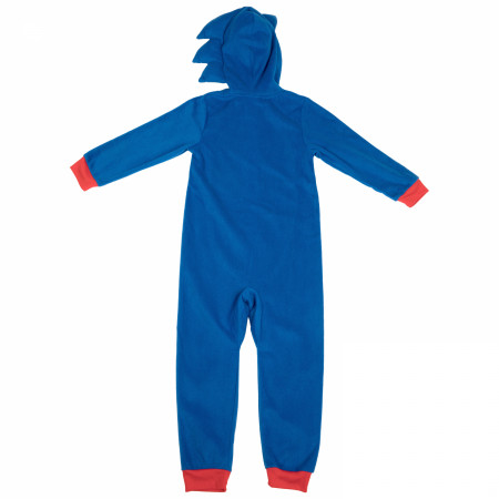 Sonic The Hedgehog Character Cosplay Hooded Union Suit Pajamas